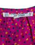 Yves Saint Laurent Rive Gauche Vintage-Bluse mit auffälligem Polkadot-Print