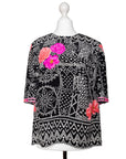 Vintage Bluse mit floralem Signature-Print
