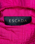 Escada Vintage Wende-Mantel mit aufgesetzten Taschen und silbernen Logoknöpfen
