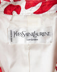 Yves Saint Laurent Ausgefallener gemusterter Vintage-Blazer