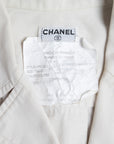Chanel Vintage Bluse mit goldenen Signature-Knöpfen