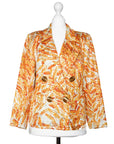 Yves Saint Laurent Aufwändig bestickter Vintage-Blazer mit Signature-Goldknöpfen