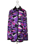 Emilio Pucci Vintage Steppjacke mit aufwändigem Print im Signature-Design