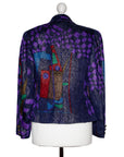 Versus Versace Einreihiger Vintage Lurex-Blazer