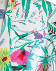 Thierry Mugler Ausgefallenes Vintage-Kostüm im floralen Print