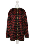Yves Saint Laurent Rive Gauche Vintage Cardigan mit Goldknöpfen