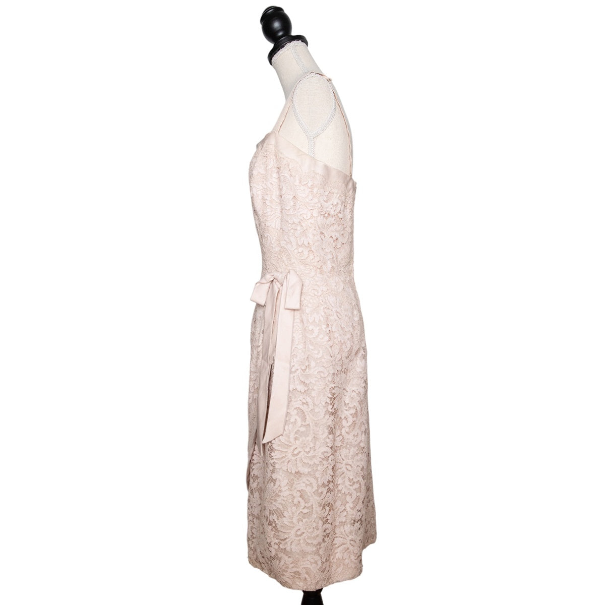 knee length dresses for ladies Fall 1996 Pierre Balmain by Oscar de la Renta Haute Couture Layered Si –  Shrimpton Couture main image 0