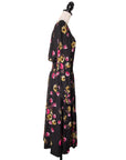 Prada Gesmoktes Kleid mit Blumenprint