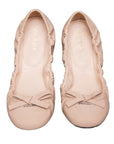 Prada Ballerinas aus mit Schleife aus Lackleder