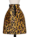 Odeeh Flared skirt in a leopard look