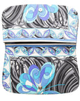 Emilio Pucci Vintage Clutch mit goldenem Statement-Henkel und grafischem Allover-Print