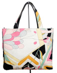 Emilio Pucci Vintage-Schultertasche mit stilvollem floralen Allover-Print