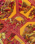 Hermès "La Danse Du Cheval Marwari" Plissee Seidentuch