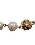 Chanel Vintage Perlenkette mit Logoverschluss