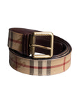 Burberry Karierter Gürtel im klassischen Signature Design