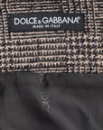 Dolce & Gabbana Klassischer Wollrock im Glencheckmuster