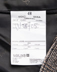 Dolce & Gabbana Klassischer Wollrock im Glencheckmuster