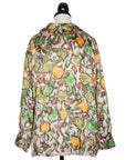 Hochwertige N.N. Vintage Seidenbluse im aufwändig bedrucktem Allover-Print