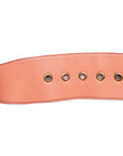Miu Miu Apricotfarbener Taillengürtel aus Leder mit breiter Schnalle