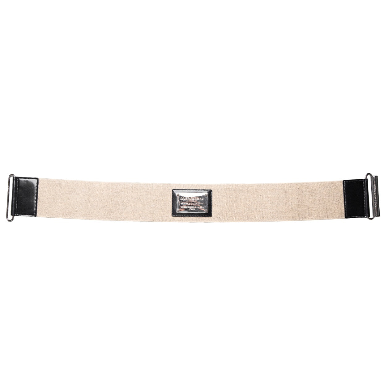 DOLCE GABBANA STRETCH BELT Dolce & Gabbana, Fabric waist stretch belt - Unique Designer  main image 4