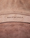 Balenciaga Mini Papier A4 Tote aus Wildleder