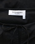 Saint Laurent Semitransparente Bluse im Tunikastil