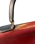 Hermès Seltene Vintage Kelly Bag 35 mit Schulterriemen