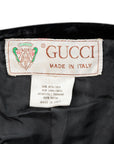 Gucci Schwarzer Vintage Abendblazer mit Samtdetails