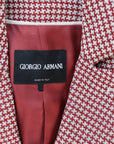 Giorgio Armani Doppelreihiger Blazer im Hahnentritt-Muster