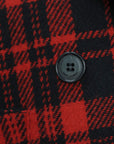 Saint Laurent Karierte Cropped Jacke im "Tartan"-Look