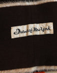 Irene of New York Gestreifter Vintage Schal aus Nerz