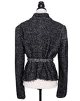 Isabel Marant Tweed Jacke mit asymmetrischem Reißverschluss