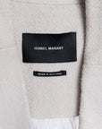Isabel Marant Kurzmantel mit Fellrevers(leichte Gebrauchsspuren)