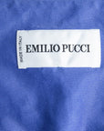 Emilio Pucci Vintage Abendkleid mit ausgefallener Halterneck-Schnalle