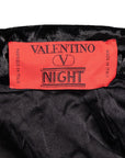 Valentino Vintage Kostüm aus Samt mit Signature Knöpfen