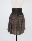 Isabel Marant Gemusterter Minirock aus Seide