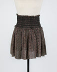 Isabel Marant Gemusterter Minirock aus Seide