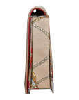 Rianna + Nina Crossbody-Tasche im Sea-Print mit goldener Body-Kette