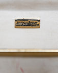 Maggiora España Vintage Abendtasche mit auffälligem Gold-Verschluss
