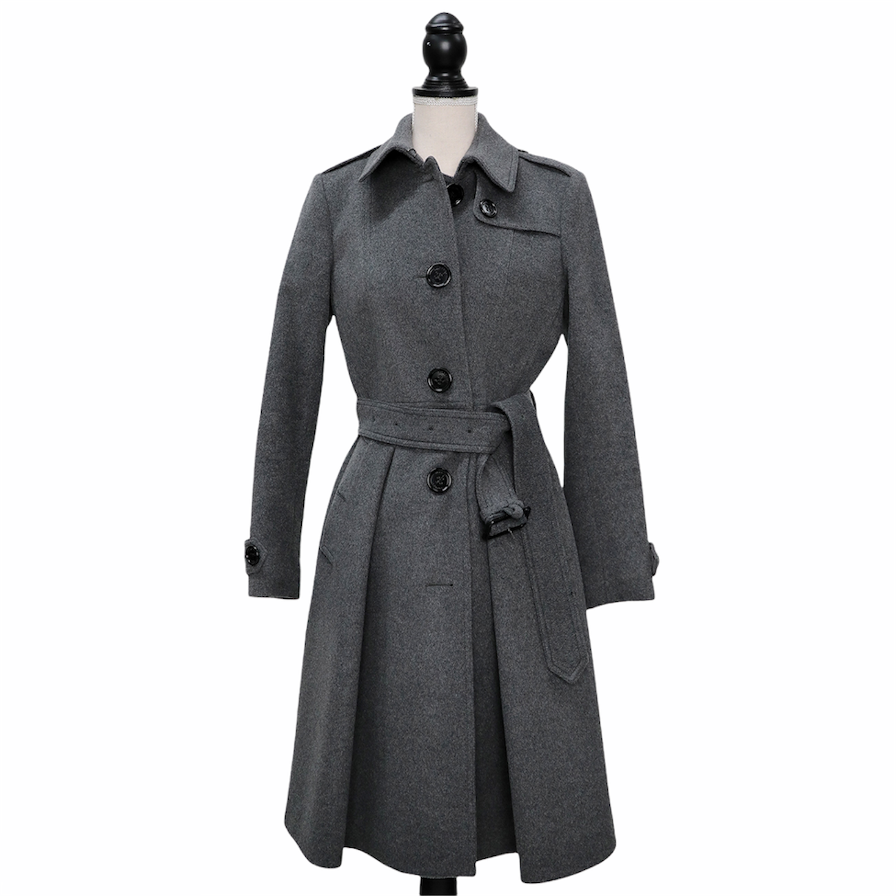 Burberry wool sales cashmere trench coat