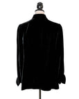 Akris Eleganter schwarzer Samtblazer