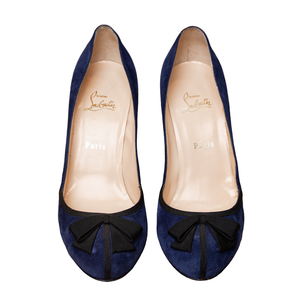 Christian Louboutin Pumps aus Wildleder mit Schleifendetails 