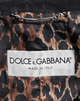 Dolce & Gabbana Ikonische Bikerjacke aus Leder mit fünf Reißverschlusstaschen