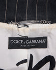 Dolce & Gabbana Nadelstreifen Anzug mit Blouson-Jacke und passendem Rock