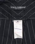 Dolce & Gabbana Nadelstreifen Anzug mit Blouson-Jacke und passendem Rock