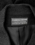 Gabriele Hennig Haute Couture Jacke mit aufwändiger Verzierung in Reißverschluss-Optik