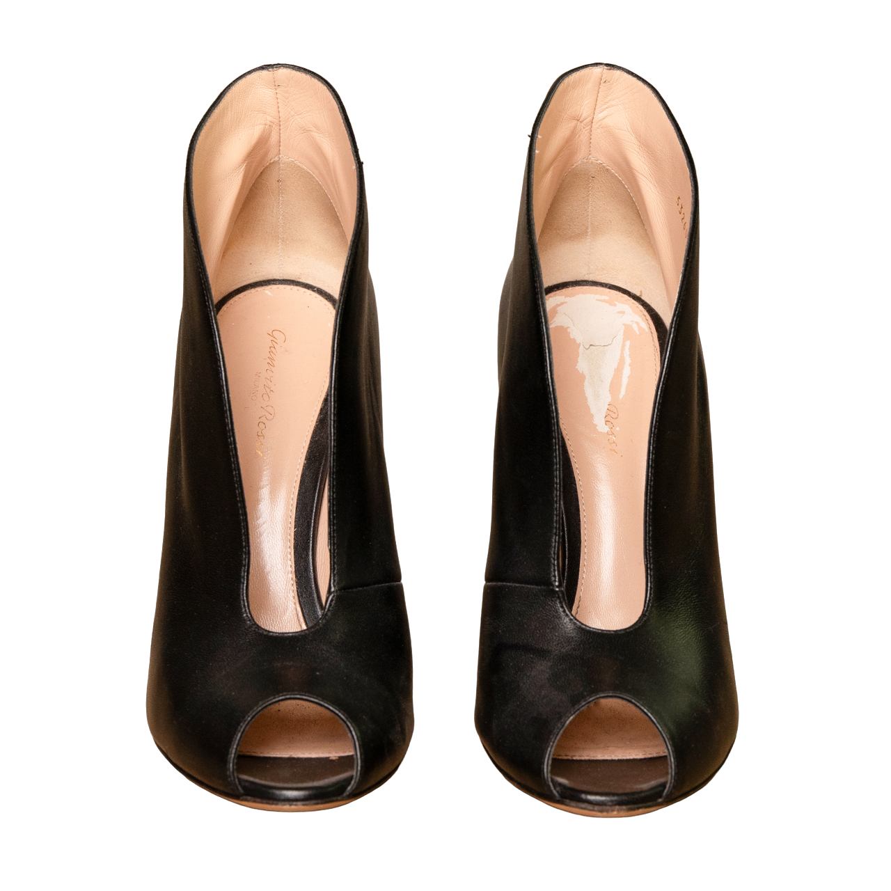 Gianvito rossi peep toe boots sales