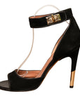 Givenchy Ankle Strap Sandalen mit goldenem Absatz
