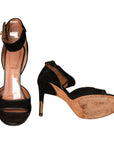Givenchy Ankle Strap Sandalen mit goldenem Absatz