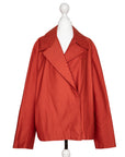 Hermès Vintage Kurz-Jacke mit breitem Kragen